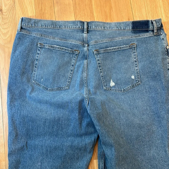 Abercrombie & Fitch Blue Straight Leg Jeans - Picture 5 of 8